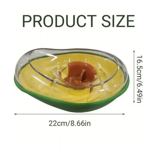 Avocado Dog Slow Feeder Treat Puzzle Toy