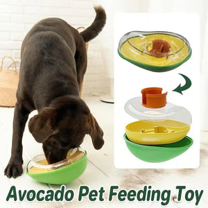 Avocado Dog Slow Feeder Treat Puzzle Toy