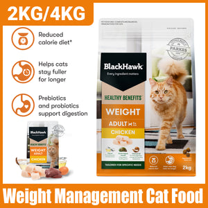 Black Hawk Weight Management Cat Food