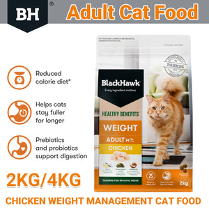 Black Hawk Weight Management Cat Food