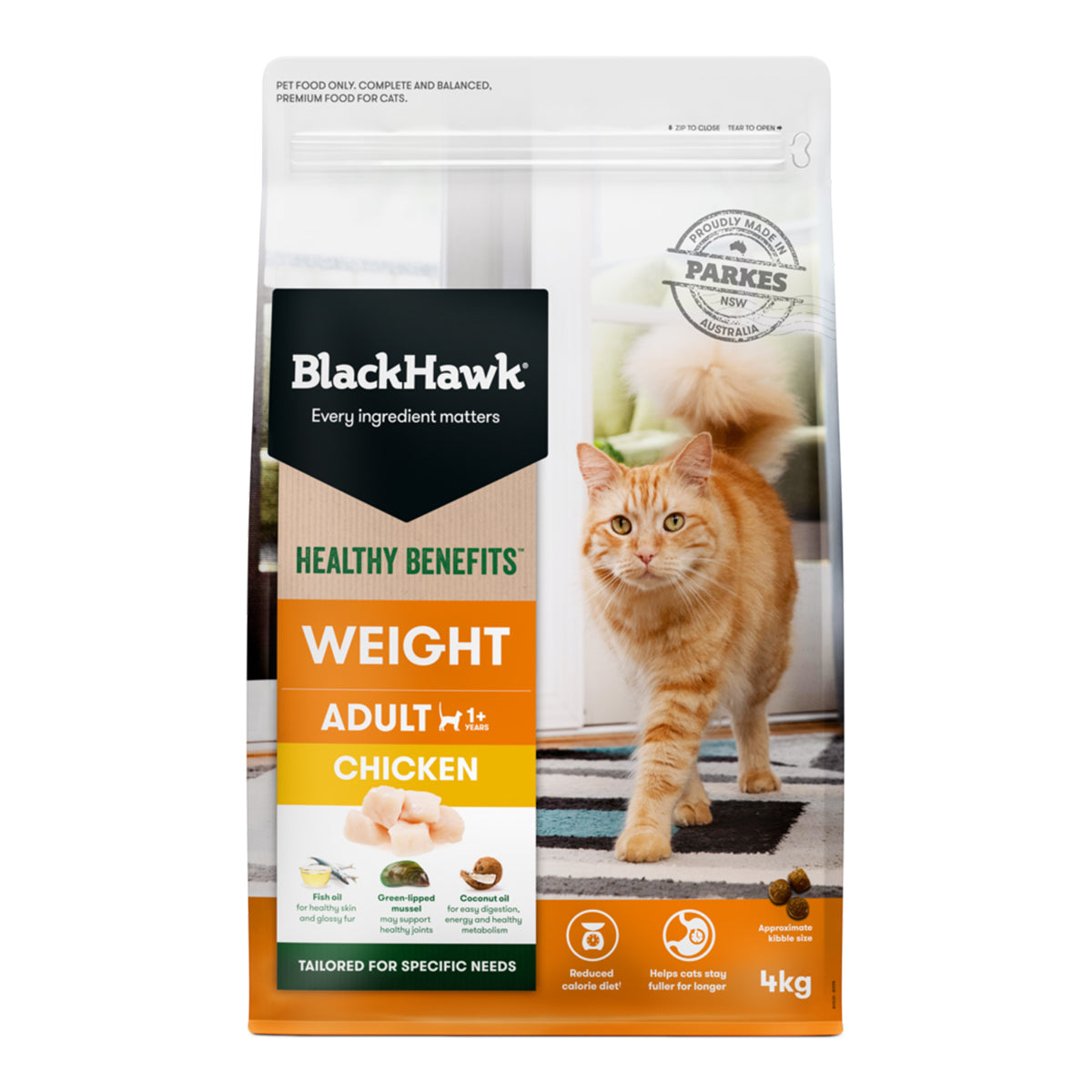 Black Hawk Weight Management Cat Food