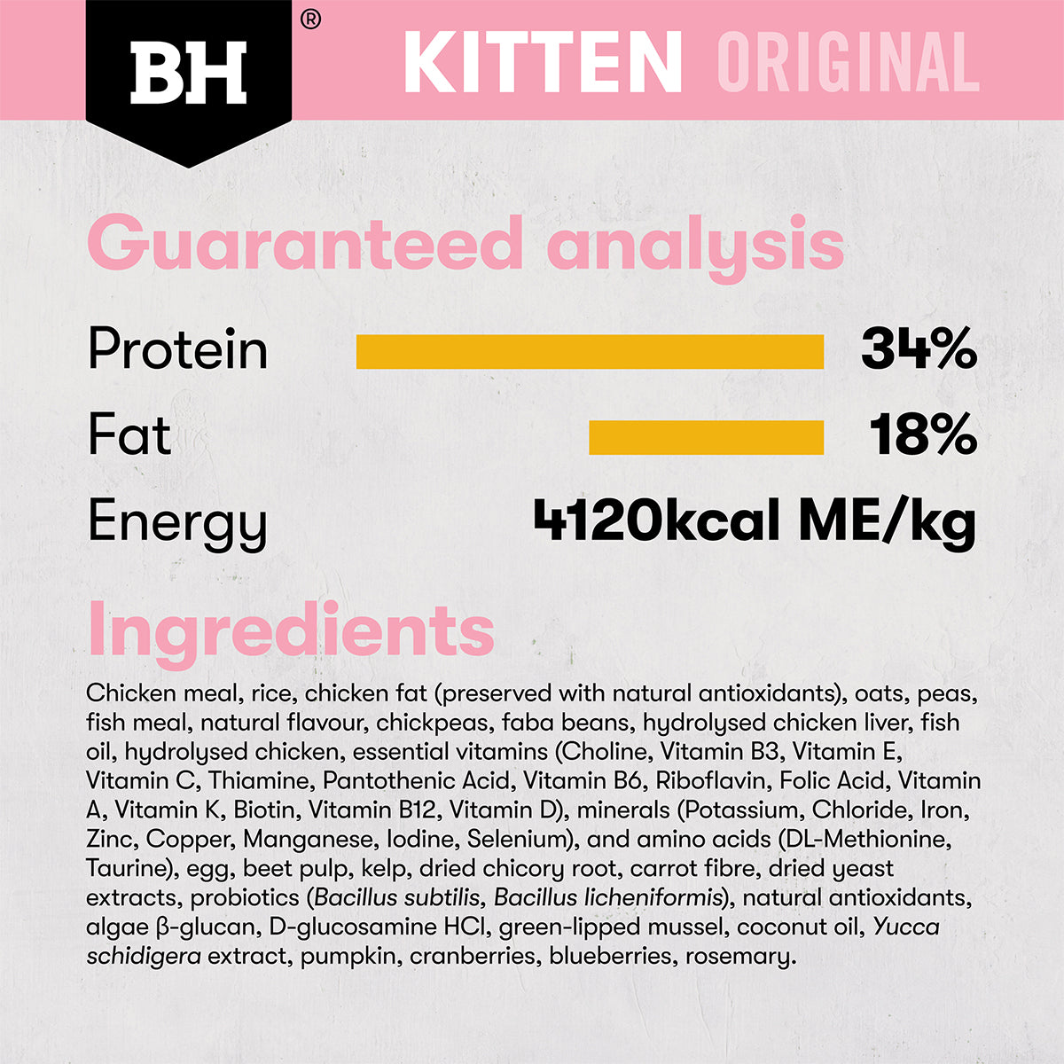 Black Hawk Original Dry Cat Food Kitten Chicken 4/8KG