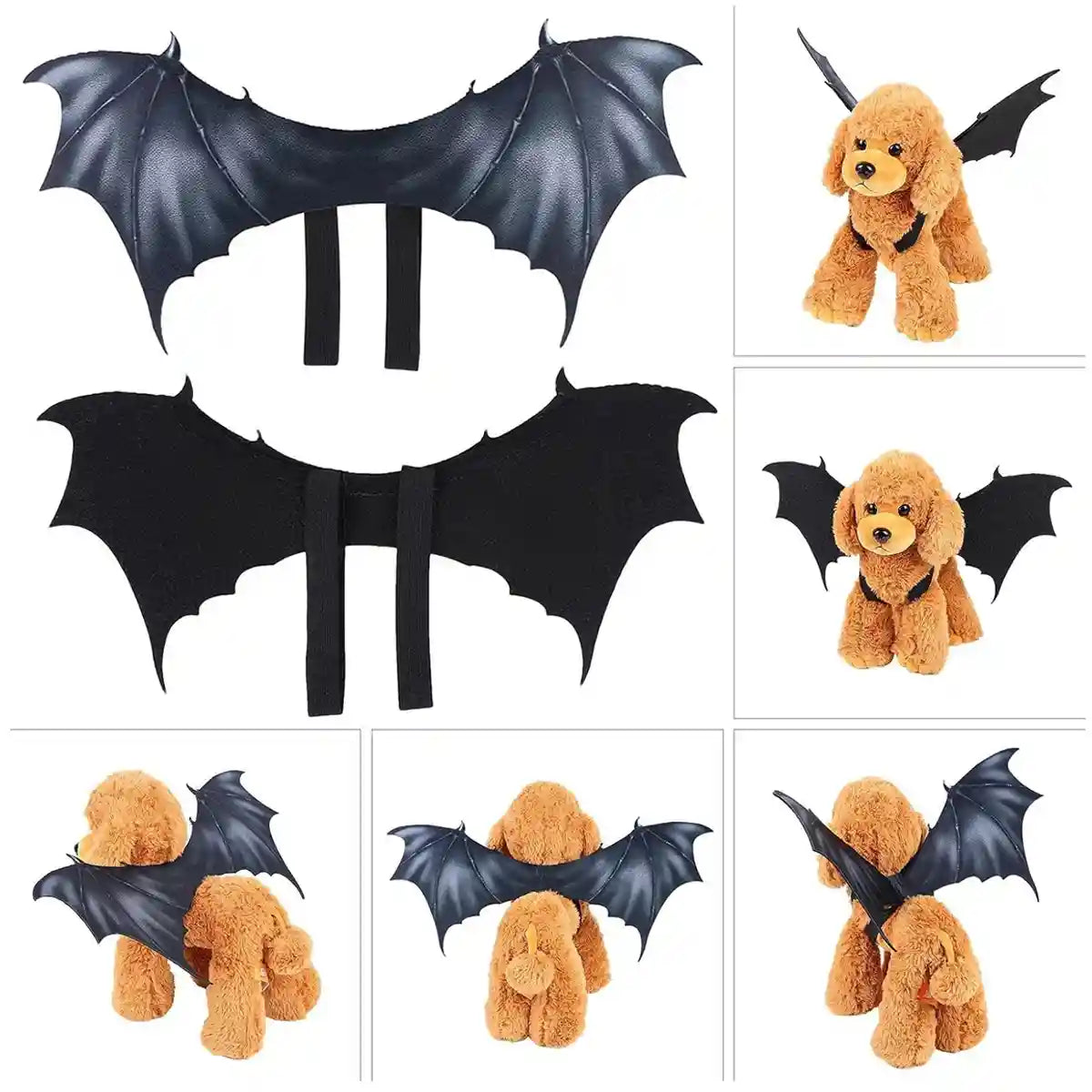 Halloween Pet Bat Wings Costume Adjustable Dog & Cat Outfit