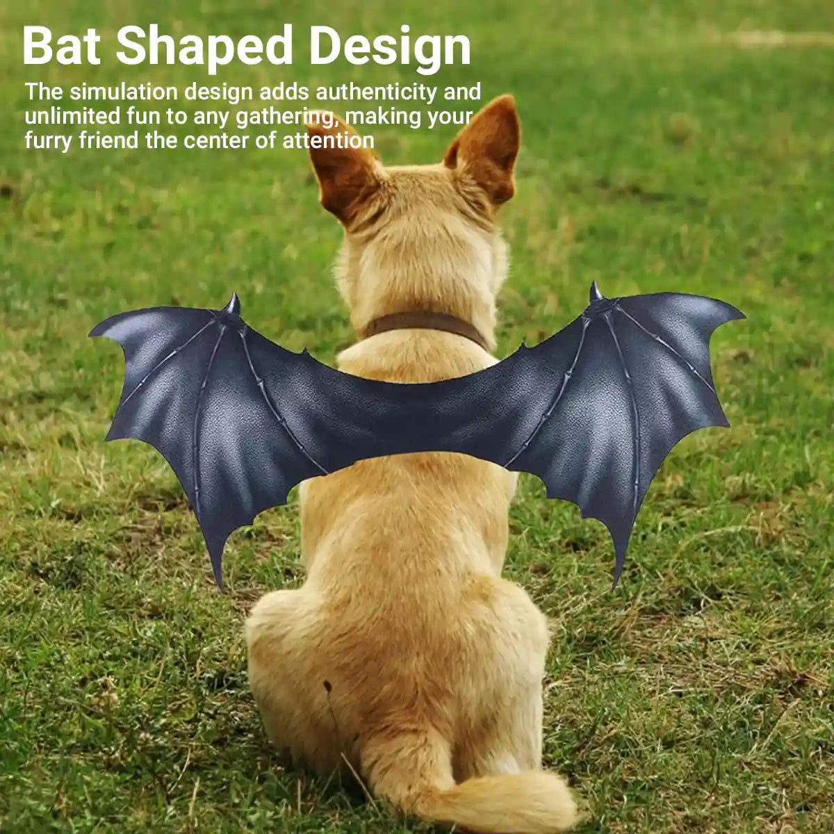 Halloween Pet Bat Wings Costume Adjustable Dog & Cat Outfit