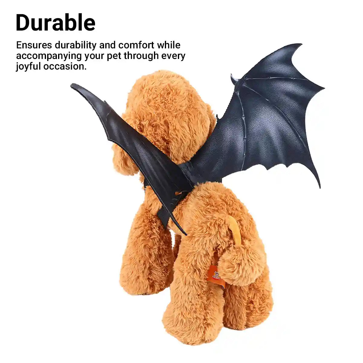 Halloween Pet Bat Wings Costume Adjustable Dog & Cat Outfit
