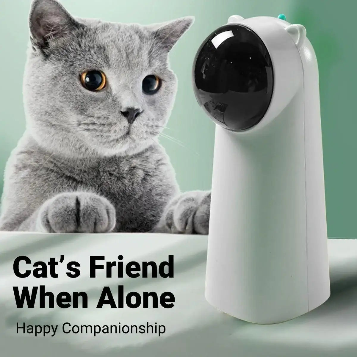 Interactive Laser Cat Toy Smart Automatic Cat Laser with Multiple Modes