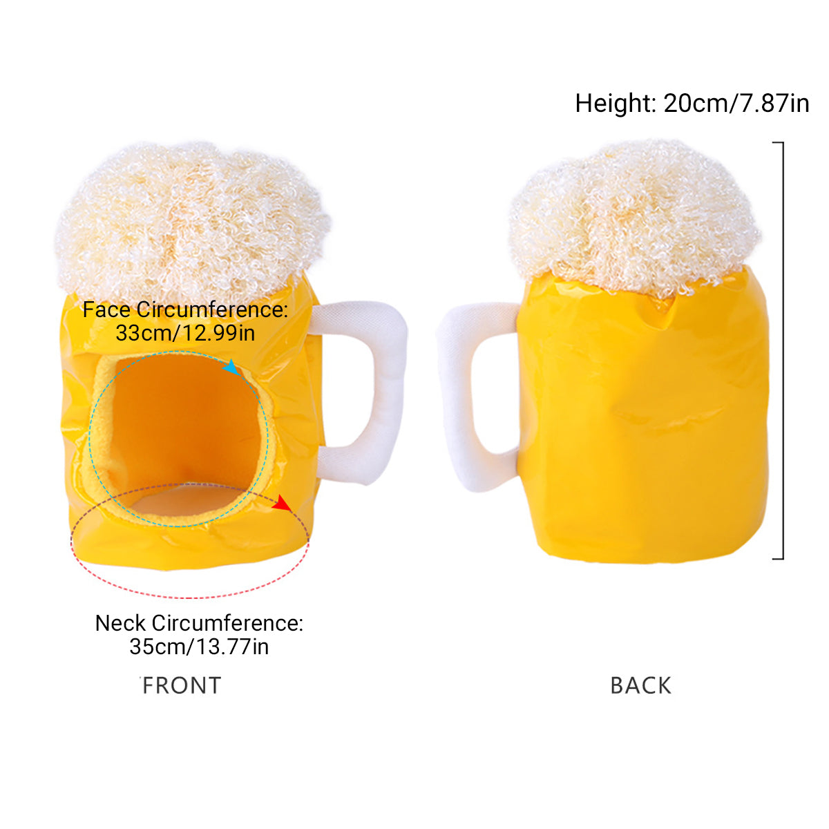 Beer Shaped Pet Hat