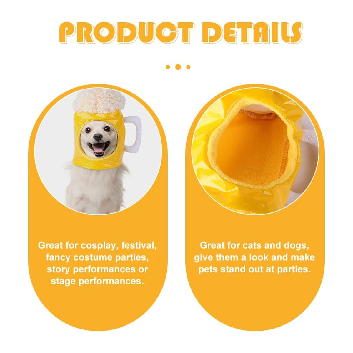 Beer Shaped Pet Hat