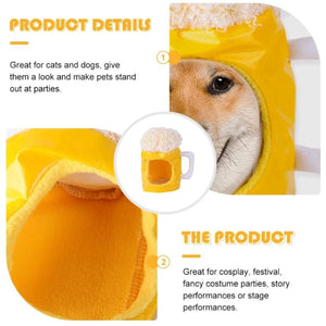 Beer Shaped Pet Hat