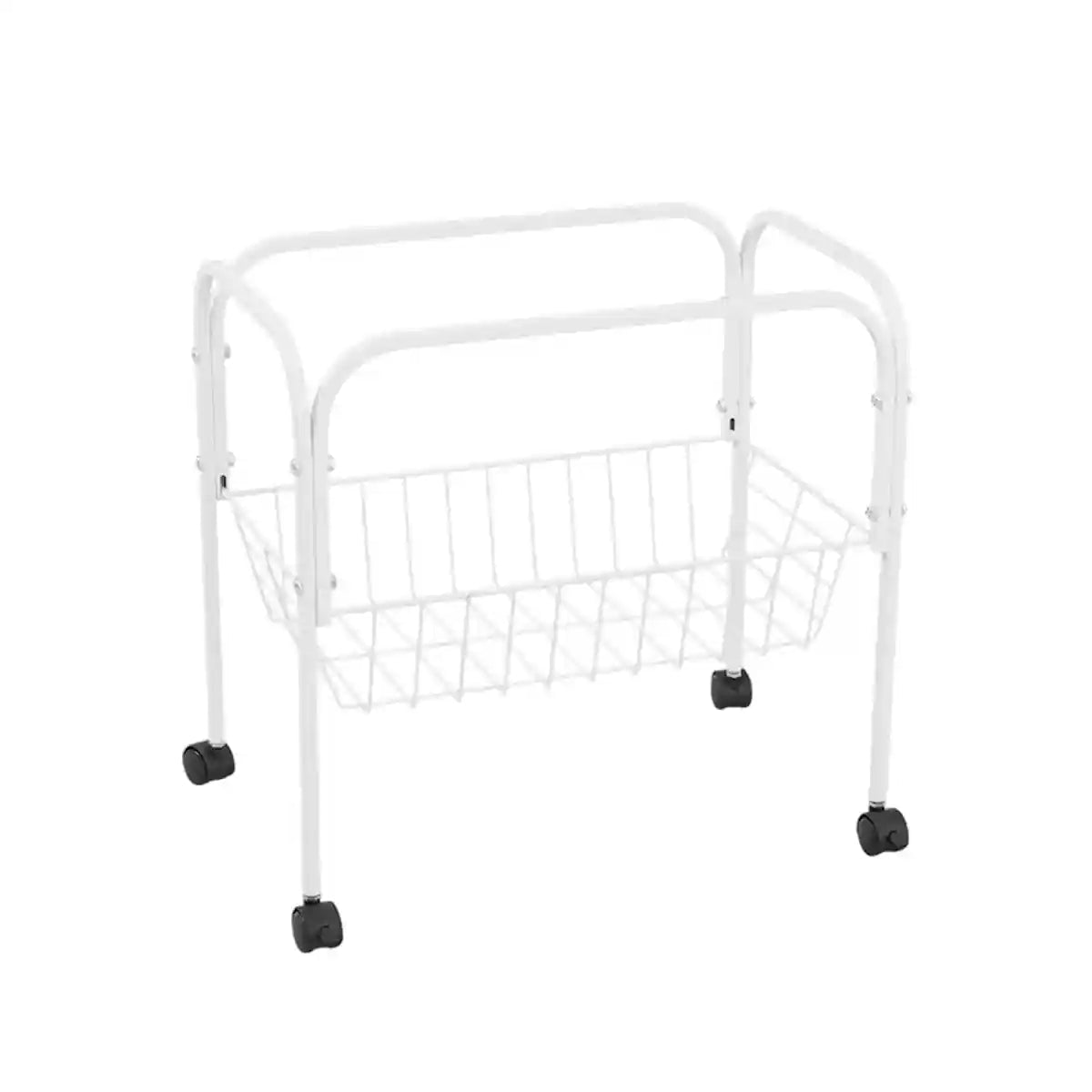 Birdhouse Bracket Universal Rolling Stand with Storage Basket