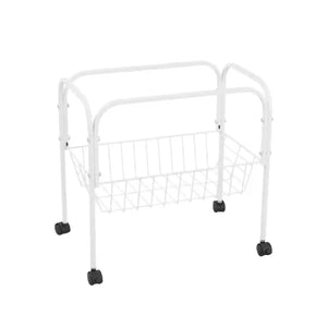 Birdhouse Bracket Universal Rolling Stand with Storage Basket