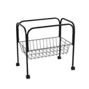 Birdhouse Bracket Universal Rolling Stand with Storage Basket