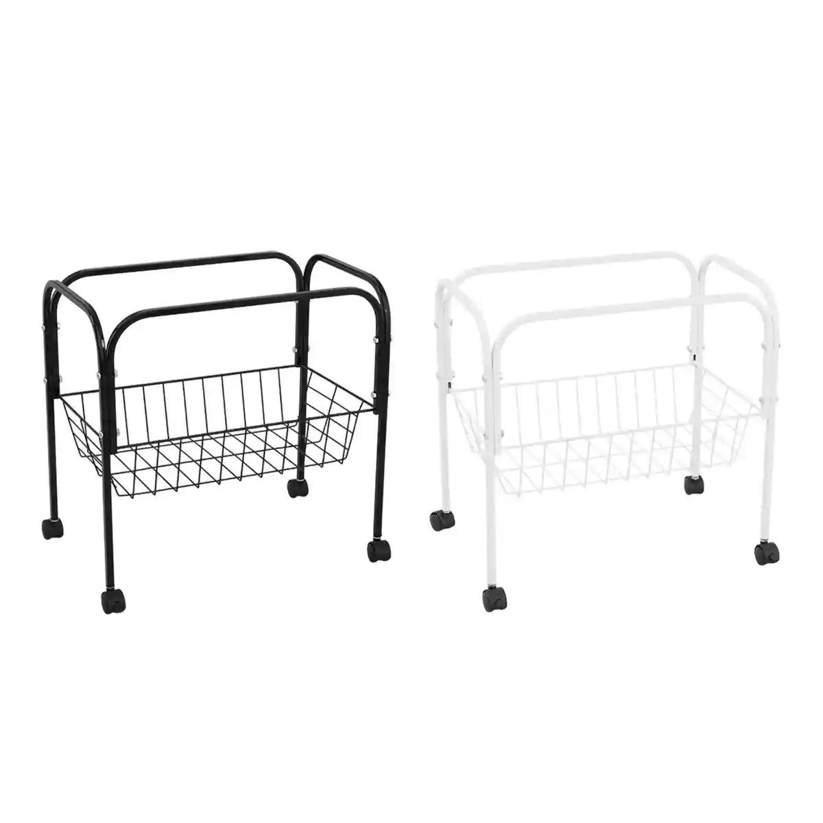 Birdhouse Bracket Universal Rolling Stand with Storage Basket