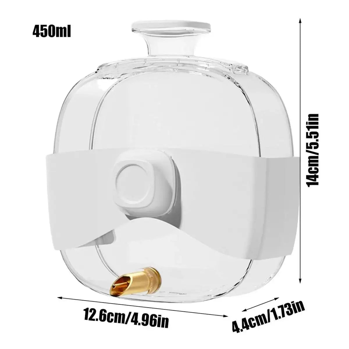 450ml Parrot Water Bottle Bird Drinker Feeder Large Capacity for Birds and Pet