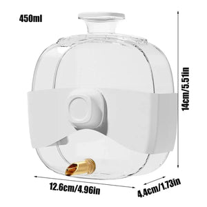 450ml Parrot Water Bottle Bird Drinker Feeder Large Capacity for Birds and Pet
