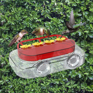 Window Hummingbird Feeder 10oz Capacity with Suction Cup and Ant Moat