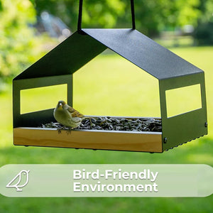 Hanging Bird Feeder - Handmade Outdoor Garden Bird House
