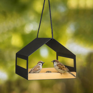 Hanging Bird Feeder - Handmade Outdoor Garden Bird House