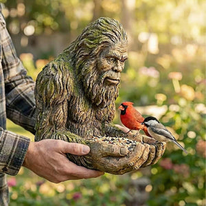 Tree Face Resin Bird Feeder for Garden Use