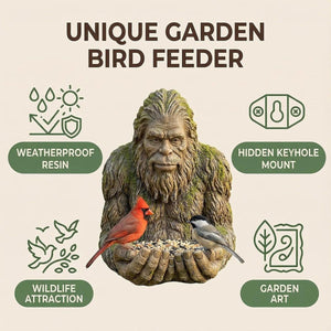 Tree Face Resin Bird Feeder for Garden Use