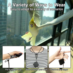 Parrot Foot Leash - Retractable Bird Flight Training Set