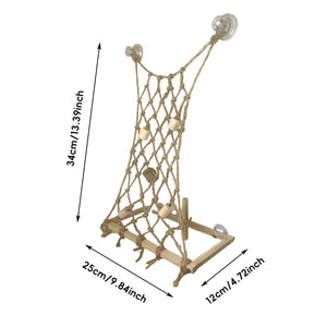 Bird Window Perch with Suction Cups | Sunny Seat Platform for Parrots