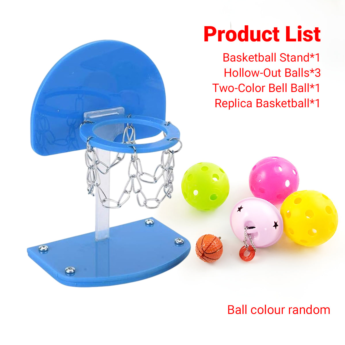 Parrot Interactive Training Toy Mini Basketball Hoop Game