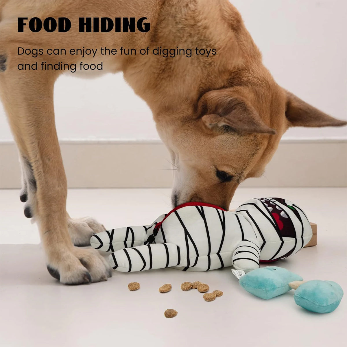 Mummy Plush Dog Toy Set 9-in-1 Interactive