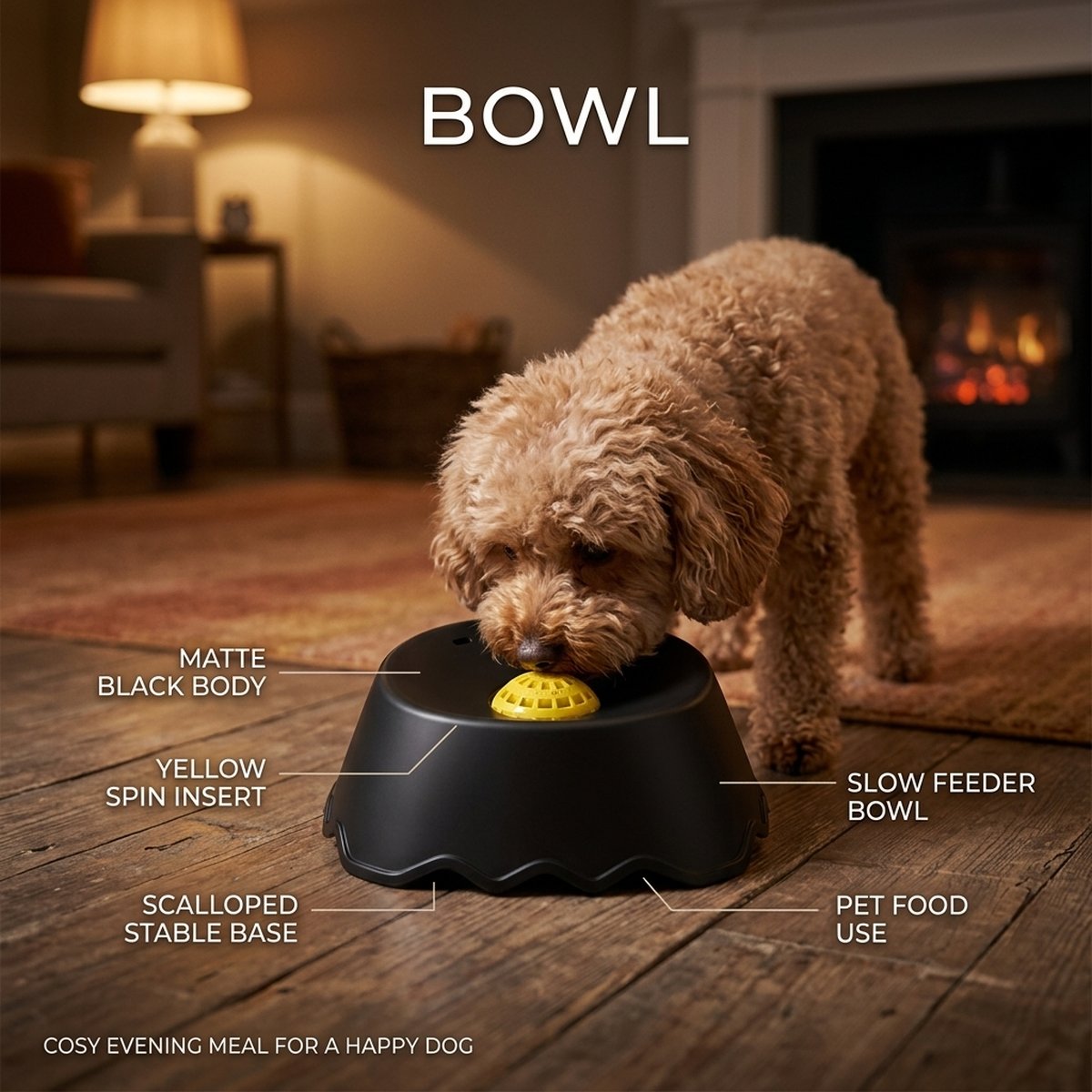 Slow Feeder Dog Lick Bowl for Wet Food
