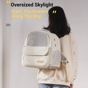 Breathable Pet Backpack For Cats And Small Dogs