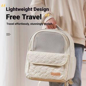 Breathable Pet Backpack For Cats And Small Dogs