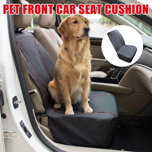 Waterproof Dog Car Front Seat Cover, Pet Seat Cushion Protector