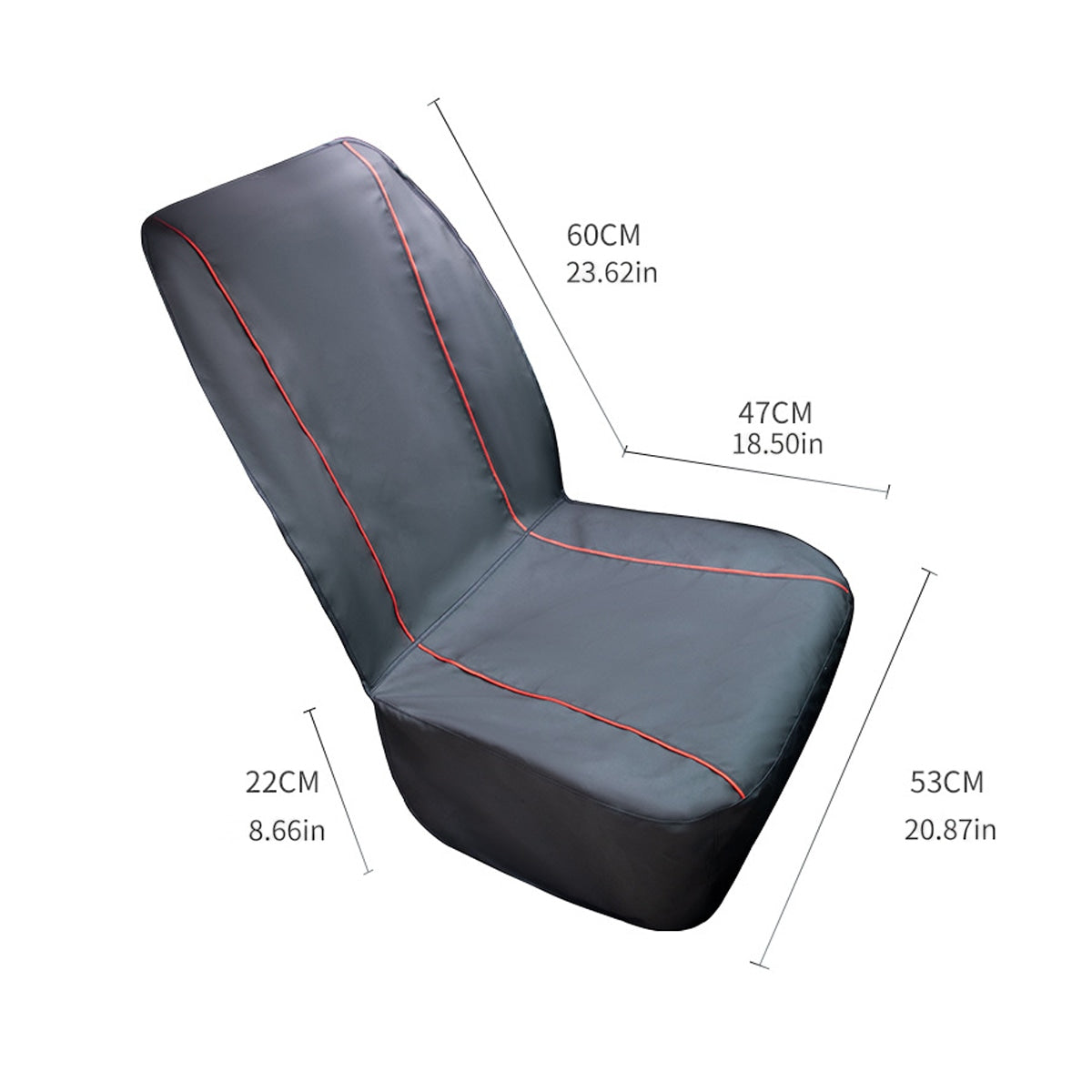 Waterproof Dog Car Front Seat Cover, Pet Seat Cushion Protector