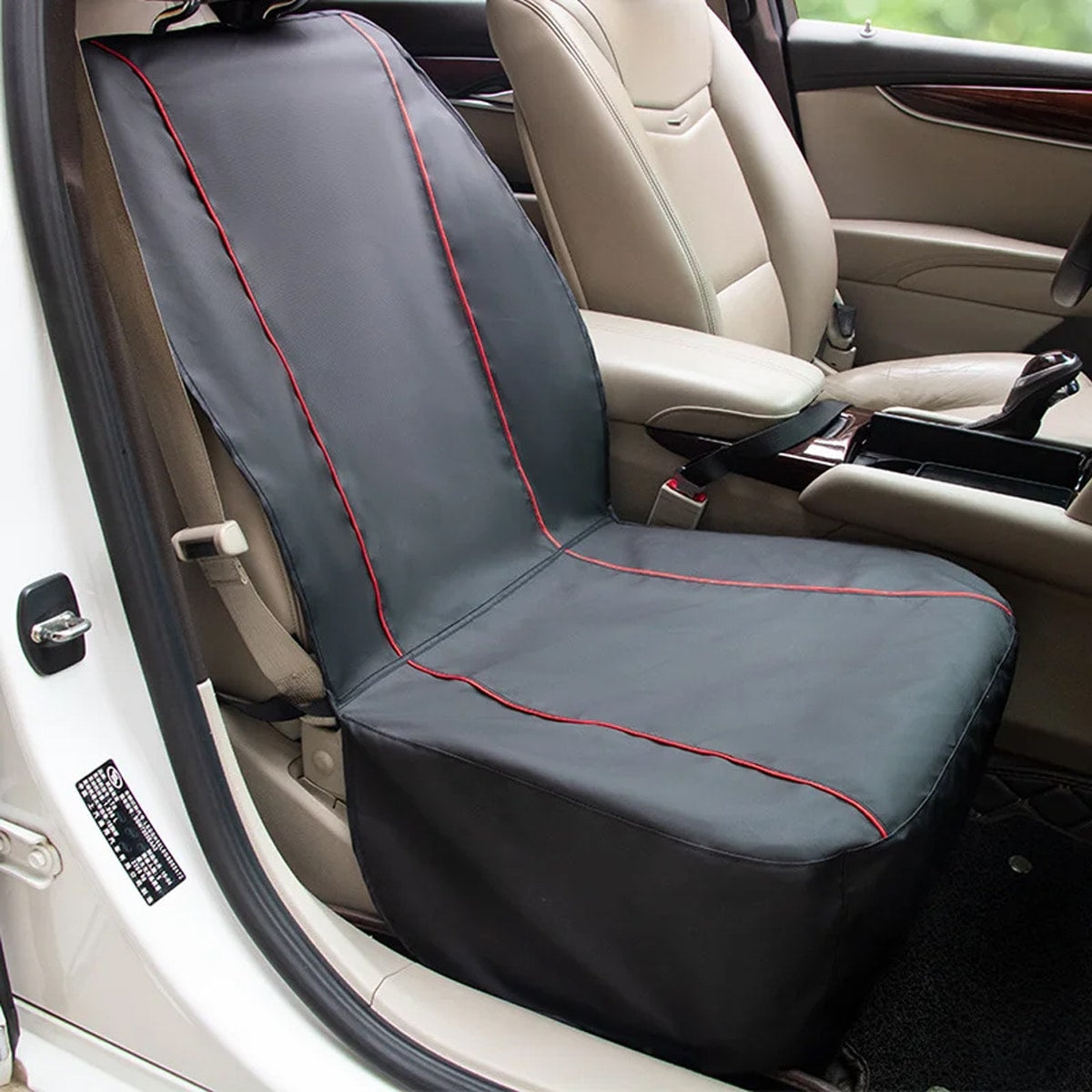 Waterproof Dog Car Front Seat Cover, Pet Seat Cushion Protector