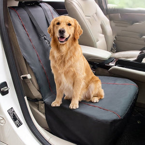 Waterproof Dog Car Front Seat Cover, Pet Seat Cushion Protector