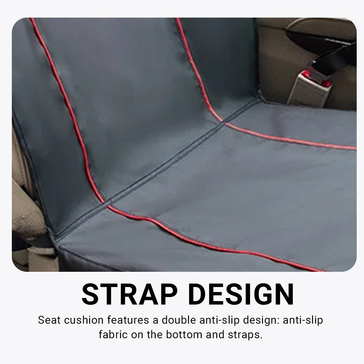 Waterproof Dog Car Front Seat Cover, Pet Seat Cushion Protector