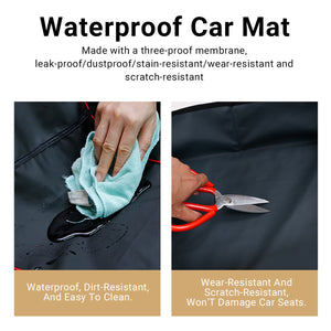 Waterproof Dog Car Front Seat Cover, Pet Seat Cushion Protector