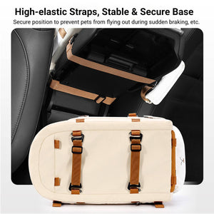 Wakytu Car Pet Carrier Portable Travel Booster Seat