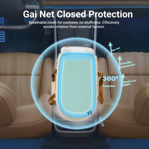 Wakytu Car Pet Carrier Portable Travel Booster Seat