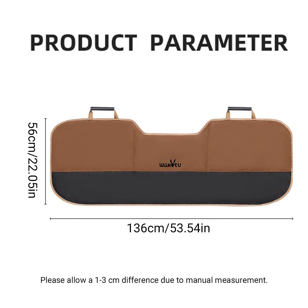 Wakytu Car Rear Seat Pet Cushion Waterproof Protector