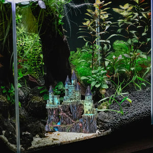 Fantasy Castle Ornament Fish Tank Decoration for Aquariums and Terrariums