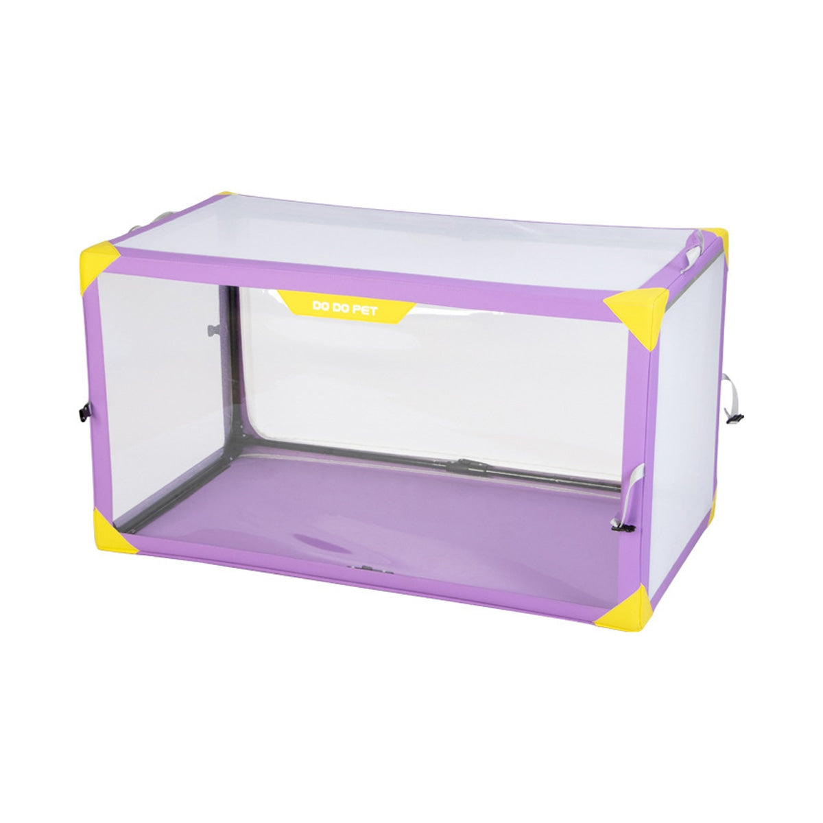 DODOPET Foldable Cat Cage, Portable Transparent Pet Playpen