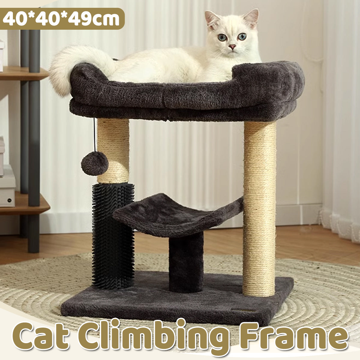 Cat Tree Scratching Post Claw Board Litter Crawler One Pet Toy for Indoor Cats