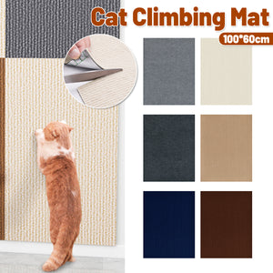 Wall Mounted Cat Climbing Mat Self-Adhesive Scratcher