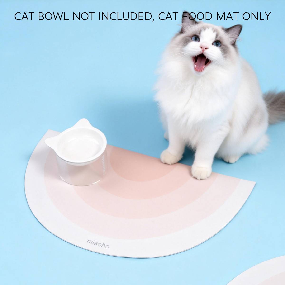 Cat Food Mat Waterproof Anti-Slip Feeding Mat