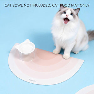 Cat Food Mat Waterproof Anti-Slip Feeding Mat