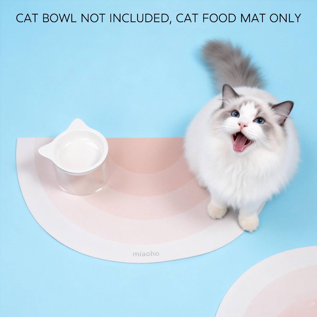 Cat Food Mat Waterproof Anti-Slip Feeding Mat