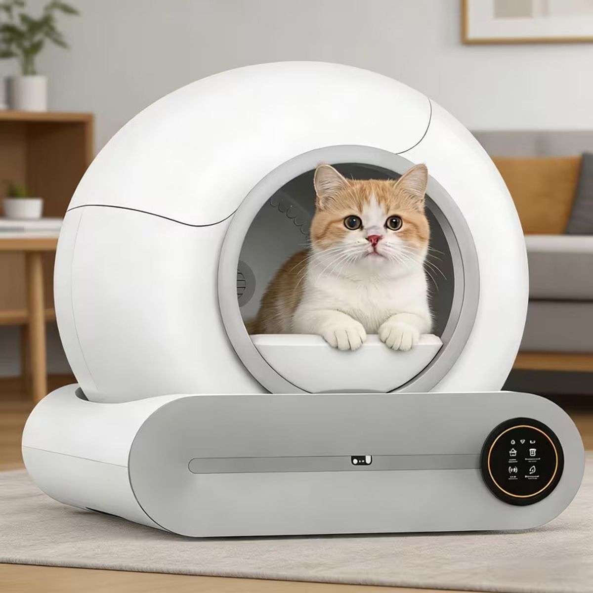 65L Automatic Cat Litter Box with App Control