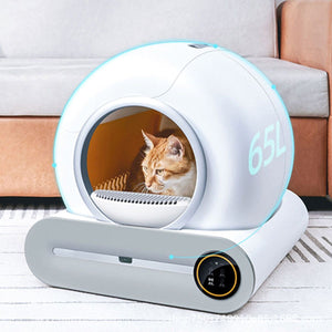 65L Automatic Cat Litter Box with App Control