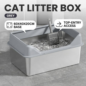XL Top-Entry Cat Litter Box with Scoop